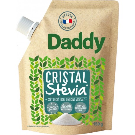 Daddy Edulcorant poudre à base de glycosides de stéviol 150g