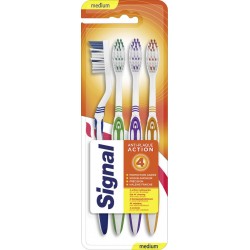 Signal Brosse à dents Protection intégrale Médium x4