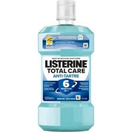 LISTERINE Bain de bouche total care anti-tartre 500ml