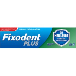 Fixodent Crème adhésive Pour Prothèses Dentaires goût Menthe 40g