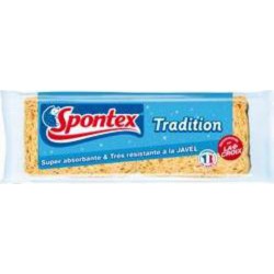 Spontex éponges végétales Tradition super absorbantes x2 (lot de 6)