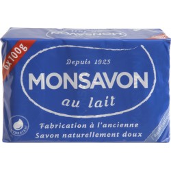 MONSAVON Savon au Lait 6x100g 600g