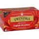 TWININGS Thé noir original English Breakfast x25 40g