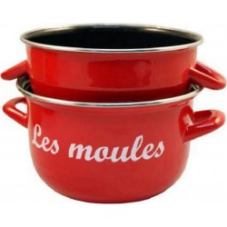 Baumalu Marmite à moules 18cm rouge