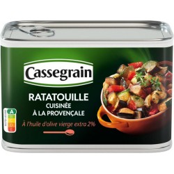 Cassegrain Légumes cuisinés ratatouille à la Provençale 380g (lot de 5)