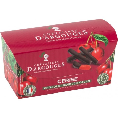 NC Bûchettes chocolat cerise Les Chevalier d'Argouges 150g