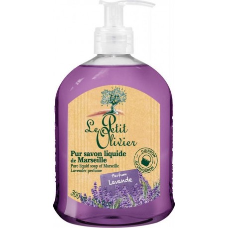 Le Petit Olivier Pur Savon Liquide de Marseille Parfum Lavande Cuisson au Chaudron 300ml (lot de 6)