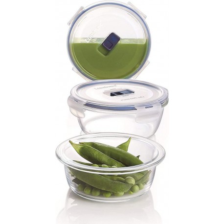 Set 3 pièces boîtes rondes + couv - Pure Box Active - Luminarc 9207684