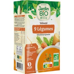 JARDIN BIO ETIC Jardin Biologique Soupe 9 legumes bio 1L