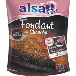 ALSA Préparation gâteau Fondant au chocolat 500g