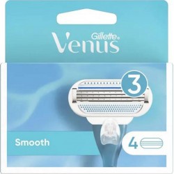 Gillette Venus Smooth 3 Pack de 4 Lames boîte 4 recharges