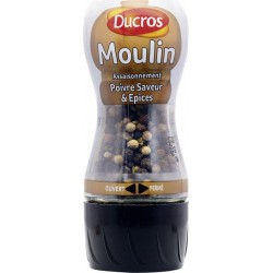 Ducros Moulin Assaisonnement Poivre Saveur & Épices 30g