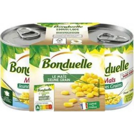 BONDUELLE Bmaïs jeunes grains 2x140g