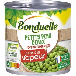 BONDUELLE VAPEUR PETITS POIS DOUX 265g