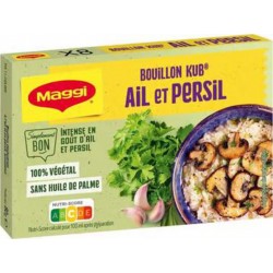 MAGGI Bouillon végétal Kub Ail et Persil x8 80g