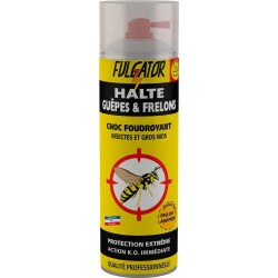 FULGATOR Insecticide halte Guèpes Frelons aérosol 500ml