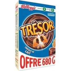 Kellogg's Kellogg’s Trésor Chocolat Au Lait Maxi Pack 680g (lot de 3)