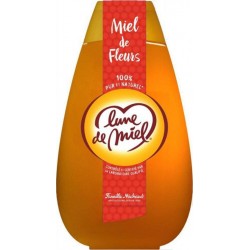 Lune de Miel 100% Pur et Naturel Miel de Fleurs Maxi Format 1Kg (lot de 4)