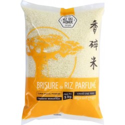 Riz du Monde Brisure de Riz Parfumé Cassé Une Fois 5Kg (lot de 4)