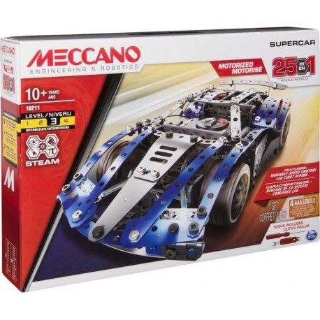 MECCANO 18211 - Supercar Motorisé 25in1