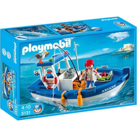 PLAYMOBIL 5131 City Action - Bateau de Pêche
