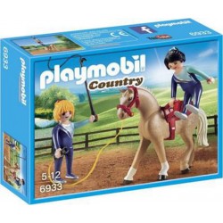 PLAYMOBIL 6933 - Country - Voltigeuse et cheval