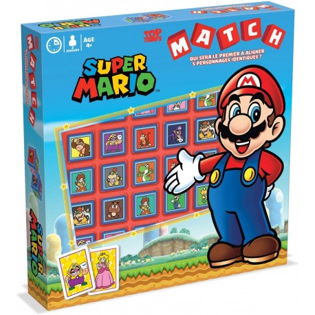 Winning Moves Super Mario jeu de stratégie Top Trumps Match
