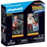 PLAYMOBIL 70459 - Back to the Future Marty Mcfly et Dr. Emmett Brown