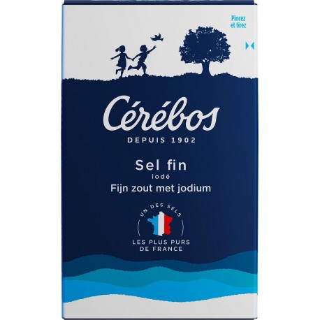 Cerebos Sel fin iodé 1Kg