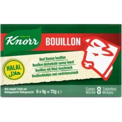 KNORR BOEUF CUBES Halal 8X9g 72g