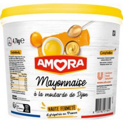 Amora Sauce Mayonnaise de Dijon Maxi Format 4,7Kg