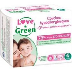 Love & Green Culottes Hypoallergéniques Taille 6 x34