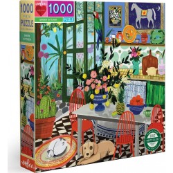 Eeboo Puzzle 1000 pièces Cuisine verte
