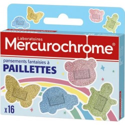 MERCUROCHROME PANSEMENT PAILLETTES PREDECOUPES x16