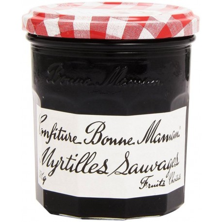 Confiture Bonne Maman Myrtilles Sauvages 370g (lot de 6)
