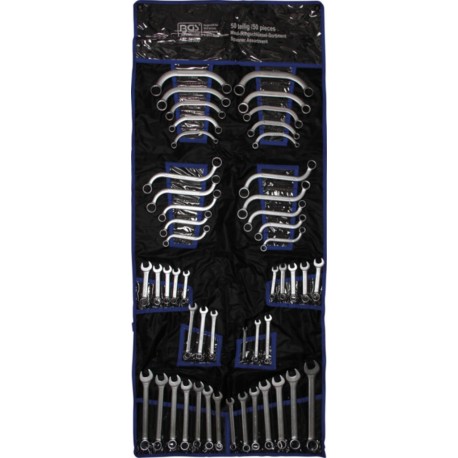 BGS technic Assortiment de clés mixtes en pouces + métriques 50 pièces Kraftmann 32500