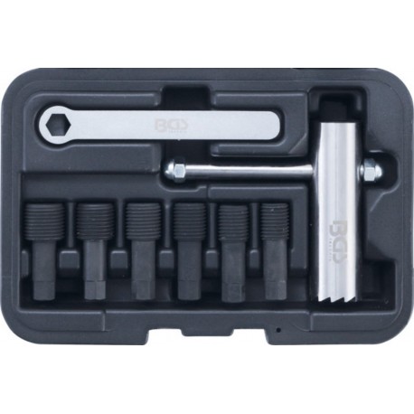 BGS technic Jeu de fraises pour siège d’étanchéité de vidange d’huile 8 pièces Kraftmann 6674