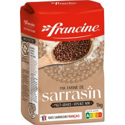 FRANCINE FARINE SARRASIN 100% Blé Noir 1Kg