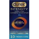 DUREX Préservatif Intensity XL plus de Chaleur Corporelle Partagée 10 préservatifs