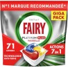 FAIRY Tablette lave-Vaisselle Platinum Plus Tout en 1 Action 7-en-1 Citron 71 tablettes