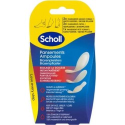 SCHOLL PANSEMENT BOITE CARTON 5CT 1CT COULEUR CHAIR HYDROCOLLOIDE ASSORTIS PREDECOUPE ETAGERE & ESPACE SANTE BEAUTE