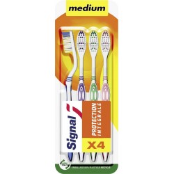 Signal Brosse à dents Protection intégrale Médium x4