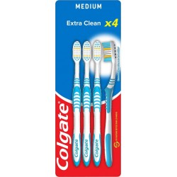 COLGATE EXTRA CLEAN MEDIUM x4