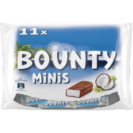 BOUNTY Mini chocolat à la noix de coco x11