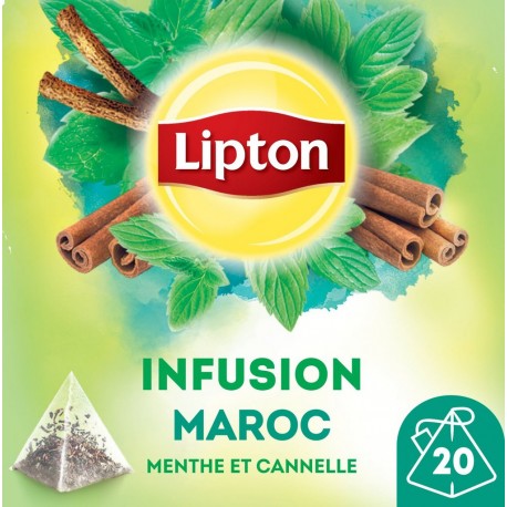 LIPTON Infusion Menthe Epices Maroc 20 sachets