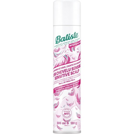 BATISTE Shampoing Sec Cuir chevelu sensible Aloe vera 200ml