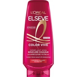 L'OREAL PARIS Après-shampoing Démêlant Cheveux Colorés Vitamine Cg Pure et Filtre UV Elseve 250ml