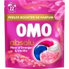 OMO Lessive capsules Absolu Fleur d'Oranger Vanille 22 capsules