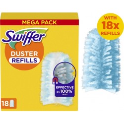 SWIFFER Plumeau Multi-Surfaces Duster le boîte de 18 recharges