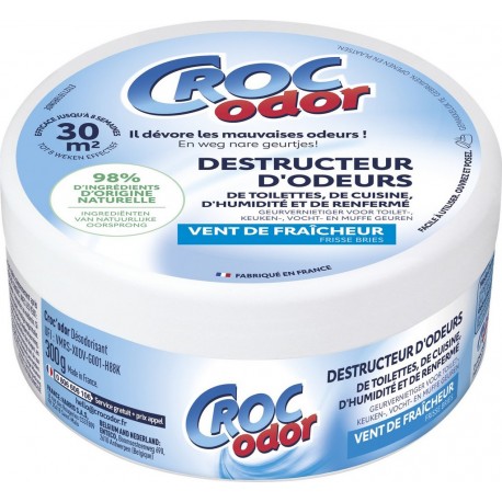 CROC'ODOR Désodorisant Spray Vent de fraîcheur 300g